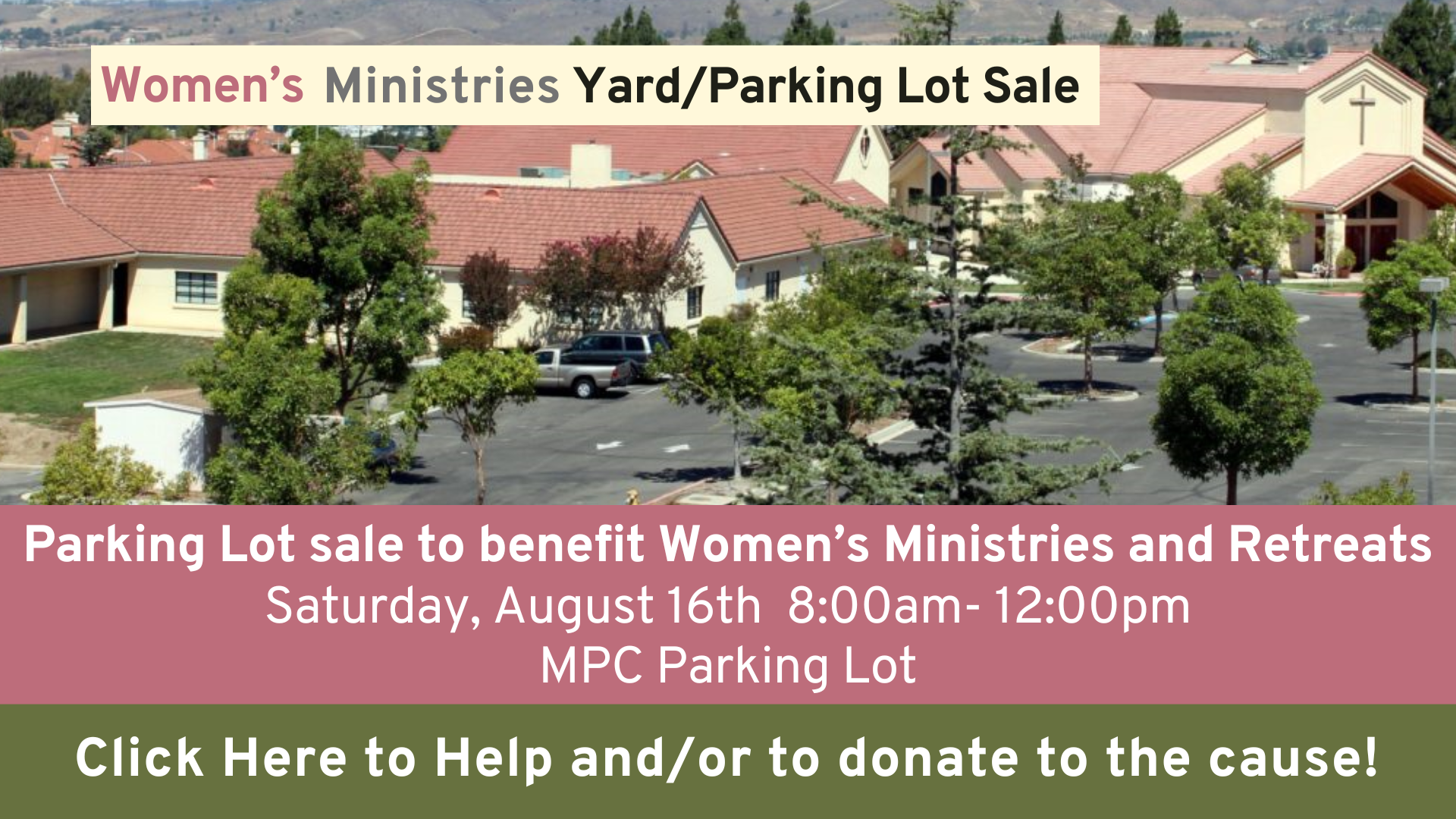 2025 Women’s Parking Lot Sale