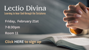Lectio Divina- Latin for “Divine Reading” – Moorpark Presbyterian Church